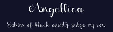 Angellica by Harjuno Kristanto — Script Handwritten Font — thumbnail 2