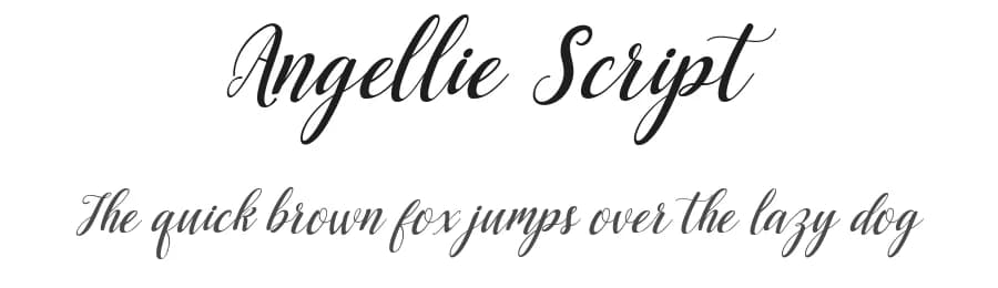 Angellie Script by Creative Lab — Script Handwritten Font