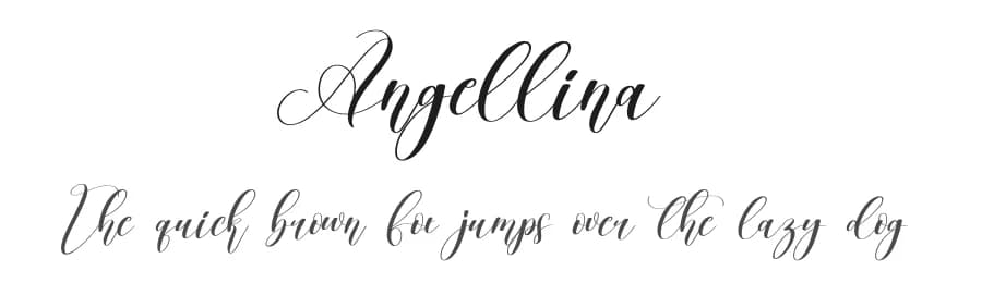 Angellina by Scratchones — Script Handwritten Font