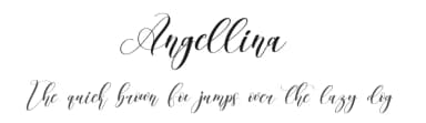 Angellina by Scratchones — Script Handwritten Font — thumbnail 1