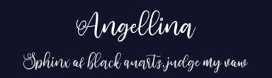 Angellina by Sarah Robbaniyyah — Script Handwritten Font — thumbnail 2