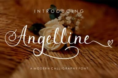 Angelline Font by MJB Letters — Script Handwritten Font — thumbnail 1
