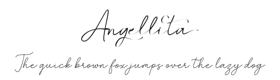 Angellita by Bluestype Studio — Script Handwritten Font