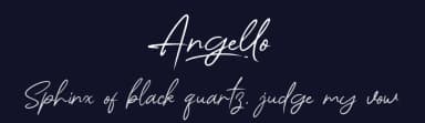 Angello by Khurasan — Script Handwritten Font — thumbnail 2