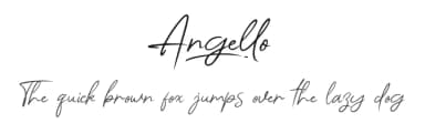Angello by Khurasan — Script Handwritten Font — thumbnail 1