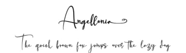 Angellonia by Letterara — Script Handwritten Font — thumbnail 1