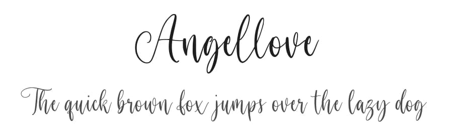 Angellove by NanaNissa — Script Handwritten Font