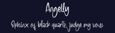 Angelly by Al Ghul — Script Handwritten Font — thumbnail 2