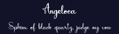 Angeloca by Vincentius Kriswandono — Script Handwritten Font — thumbnail 2