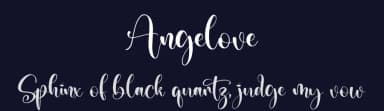 Angelove by Integritype Studio — Script Handwritten Font — thumbnail 2