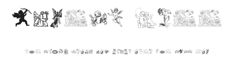 Angels Free by Intellecta Design — Dingbats Font