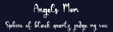 Angels Mom by Harjuno Kristanto — Script Handwritten Font — thumbnail 2