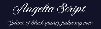 Angelta Script by LetterFreshStudio — Script Handwritten Font — thumbnail 2