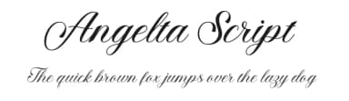 Angelta Script by LetterFreshStudio — Script Handwritten Font — thumbnail 1