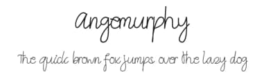 Angemurphy by Edric Studio — Script Handwritten Font — thumbnail 1