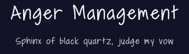 Anger Management by Geronimo Font Studios — Script Handwritten Font — thumbnail 2