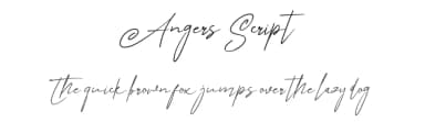 Angers Script by Khurasan — Script Handwritten Font — thumbnail 1