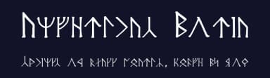 Angerthas Moria by Morten Bek — Dingbats Font — thumbnail 2