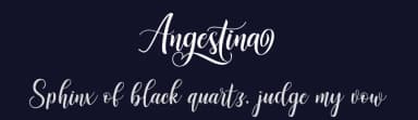 Angestina by Madatype Studio — Script Handwritten Font — thumbnail 2