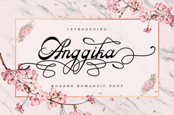 Anggika Font by sapre.studio — Script Handwritten Font