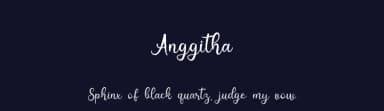 Anggitha by Sugiharto Art Studio — Script Handwritten Font — thumbnail 2