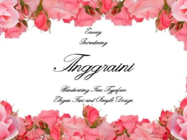 Anggraini Font by enway — Script Handwritten Font — thumbnail 1