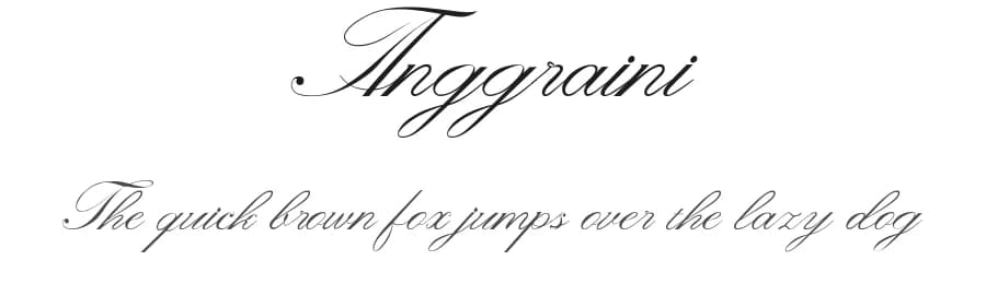 Anggraini by Enway — Script Handwritten Font