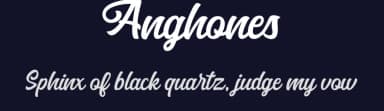 Anghones by Maculinc — Script Handwritten Font — thumbnail 2