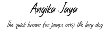 Angika Jaya by StringLabs Creative Studio — Script Handwritten Font — thumbnail 1