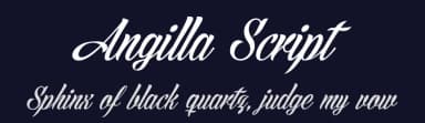 Angilla Script by Måns Grebäck — Script Handwritten Font — thumbnail 2
