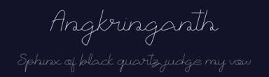 Angkringanth by Wildan Type — Script Handwritten Font — thumbnail 2