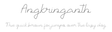 Angkringanth by Wildan Type — Script Handwritten Font — thumbnail 1
