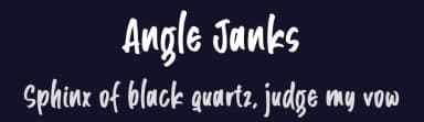Angle Janks by Colllab Studio — Script Handwritten Font — thumbnail 2