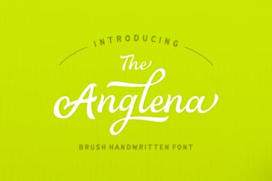 Anglena Font by Andrian Dehasta — Script Handwritten Font — thumbnail 1