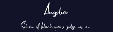 Angolia by Riki — Script Handwritten Font — thumbnail 2