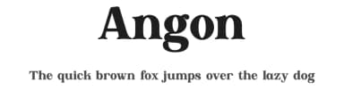 Angon by Mujiono Muji Utomo — Serif Font — thumbnail 1