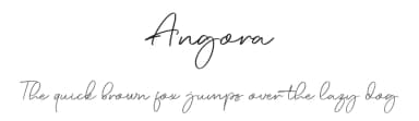 Angora by Omotu Studio — Script Handwritten Font — thumbnail 1