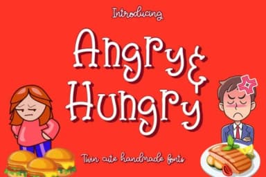 Angry & Hungry Font by Haksen — Script Handwritten Font — thumbnail 1