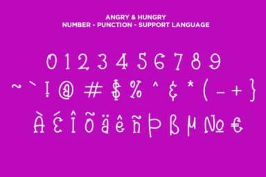 Angry & Hungry Font by Haksen — Script Handwritten Font — thumbnail 3
