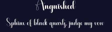 Anguished by Scratchones — Script Handwritten Font — thumbnail 2