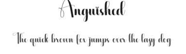 Anguished by Scratchones — Script Handwritten Font — thumbnail 1