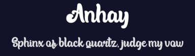 Anhay by Eknoji Studio — Script Handwritten Font — thumbnail 2