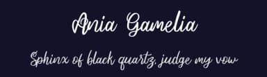 Ania Gamelia by Ianmikraz — Script Handwritten Font — thumbnail 2