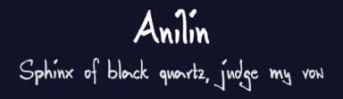 Anilin by Andreas Siess — Script Handwritten Font — thumbnail 2