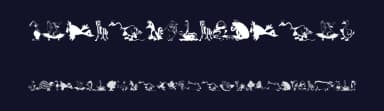 Animal Comedians by Manfred Klein — Dingbats Font — thumbnail 2