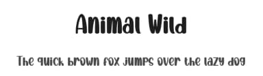 Animal Wild by Andi Moz — Script Handwritten Font — thumbnail 1