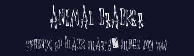 Animal Cracker by Xerographer Fonts — Script Handwritten Font — thumbnail 2