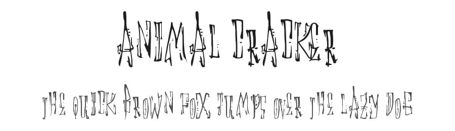 Animal Cracker by Xerographer Fonts — Script Handwritten Font