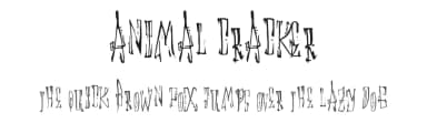 Animal Cracker by Xerographer Fonts — Script Handwritten Font — thumbnail 1