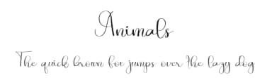 Animals by Erik Studio — Script Handwritten Font — thumbnail 1